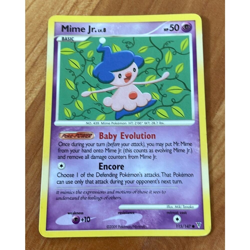 Mime jr‎ Pokemon Card
